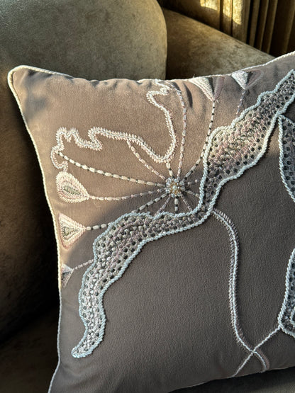 The Brown Rosé Cushion Cover