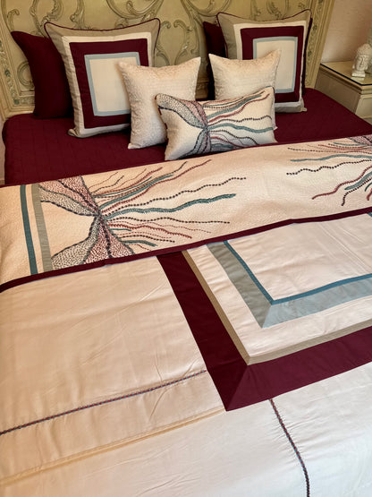 The Opulent Ivory Duvet Set