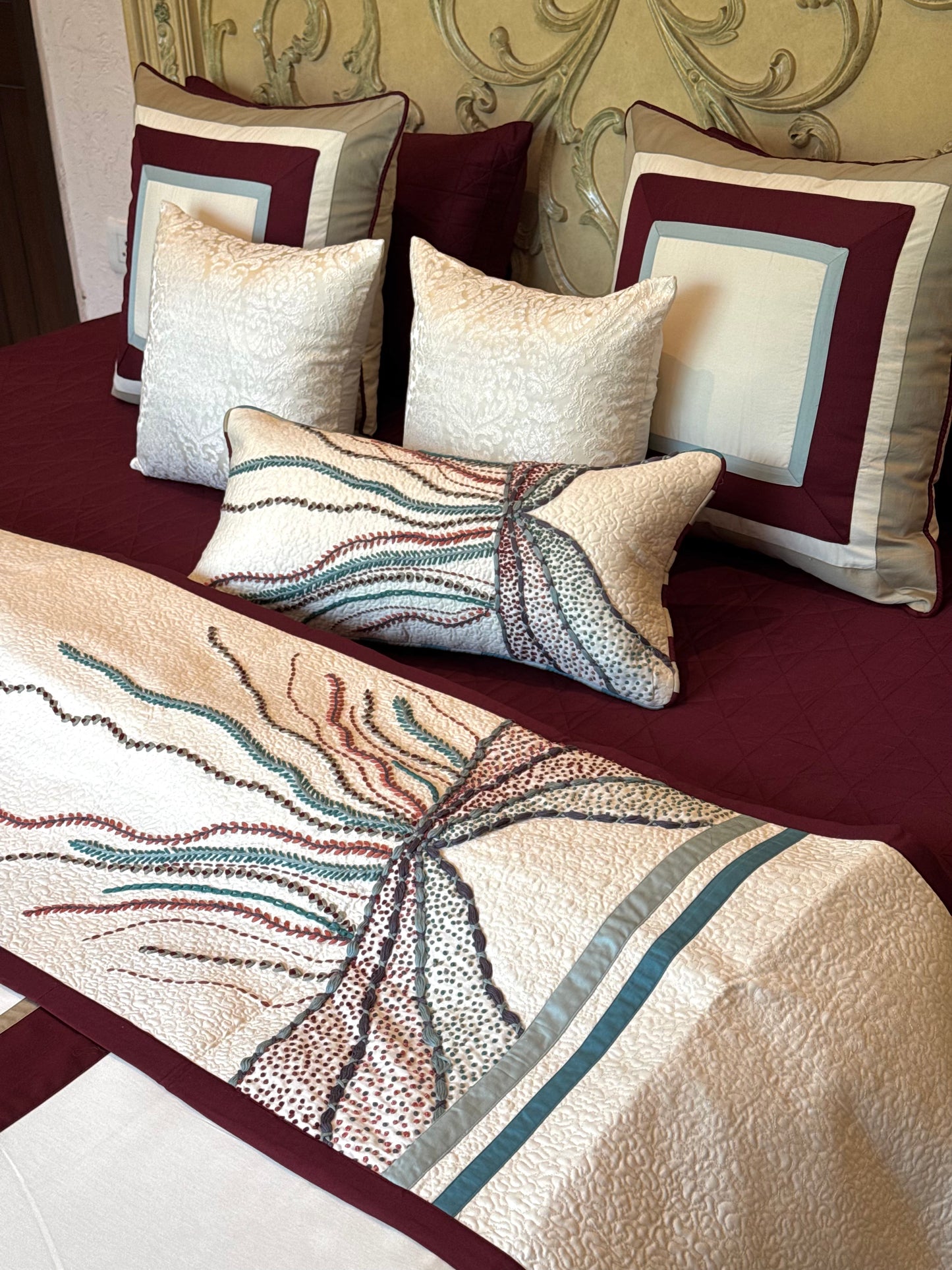 The Opulent Ivory Duvet Set