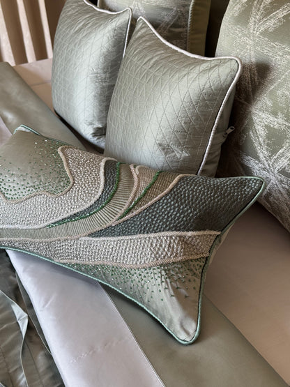 The Sage Pleat Quilt Set