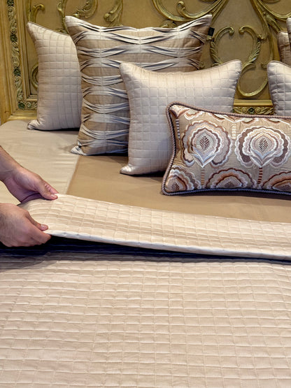 The Beige Hour Bedding Set