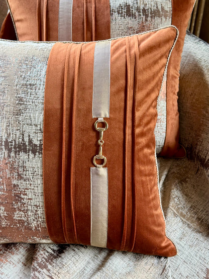 The Saddle Luxe Cushion Cover