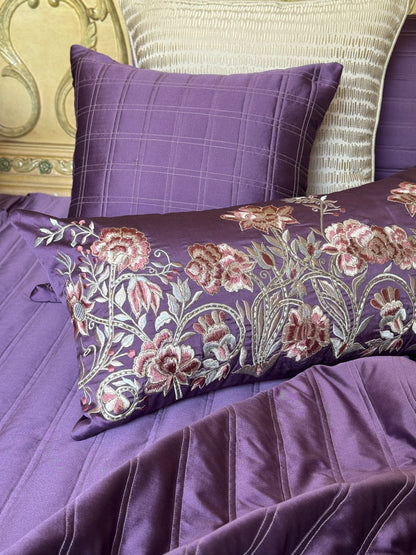 The Purple Frosted Bloom Bedding Set
