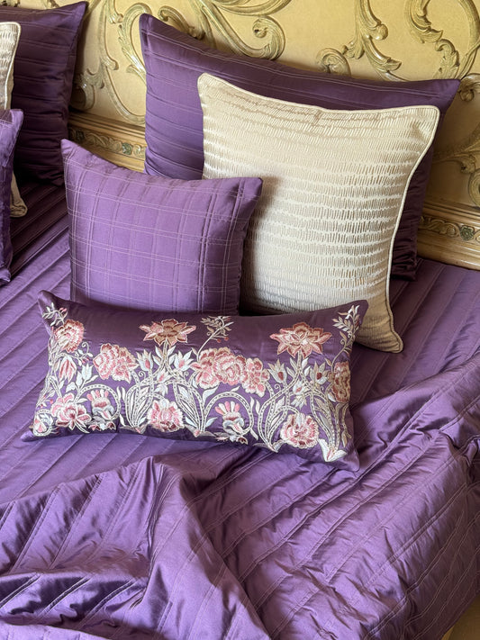 The Purple Frosted Bloom Bedding Set