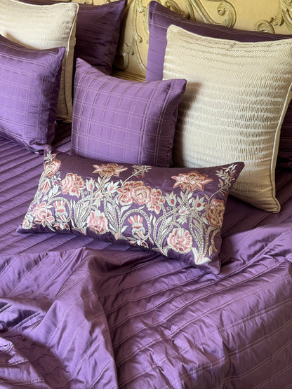 The Purple Frosted Bloom Bedding Set