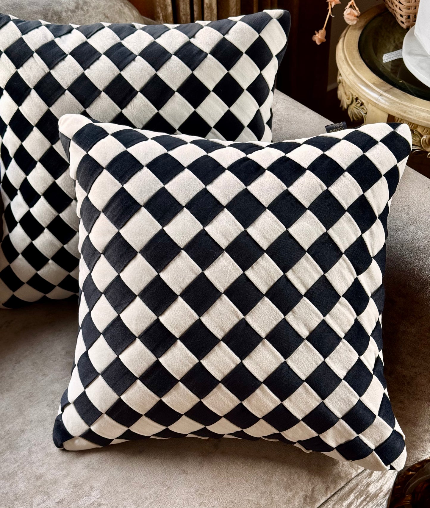 The Chessboard Cushion Cover