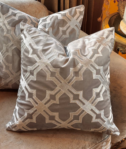 The Grey Star Cushion Cover