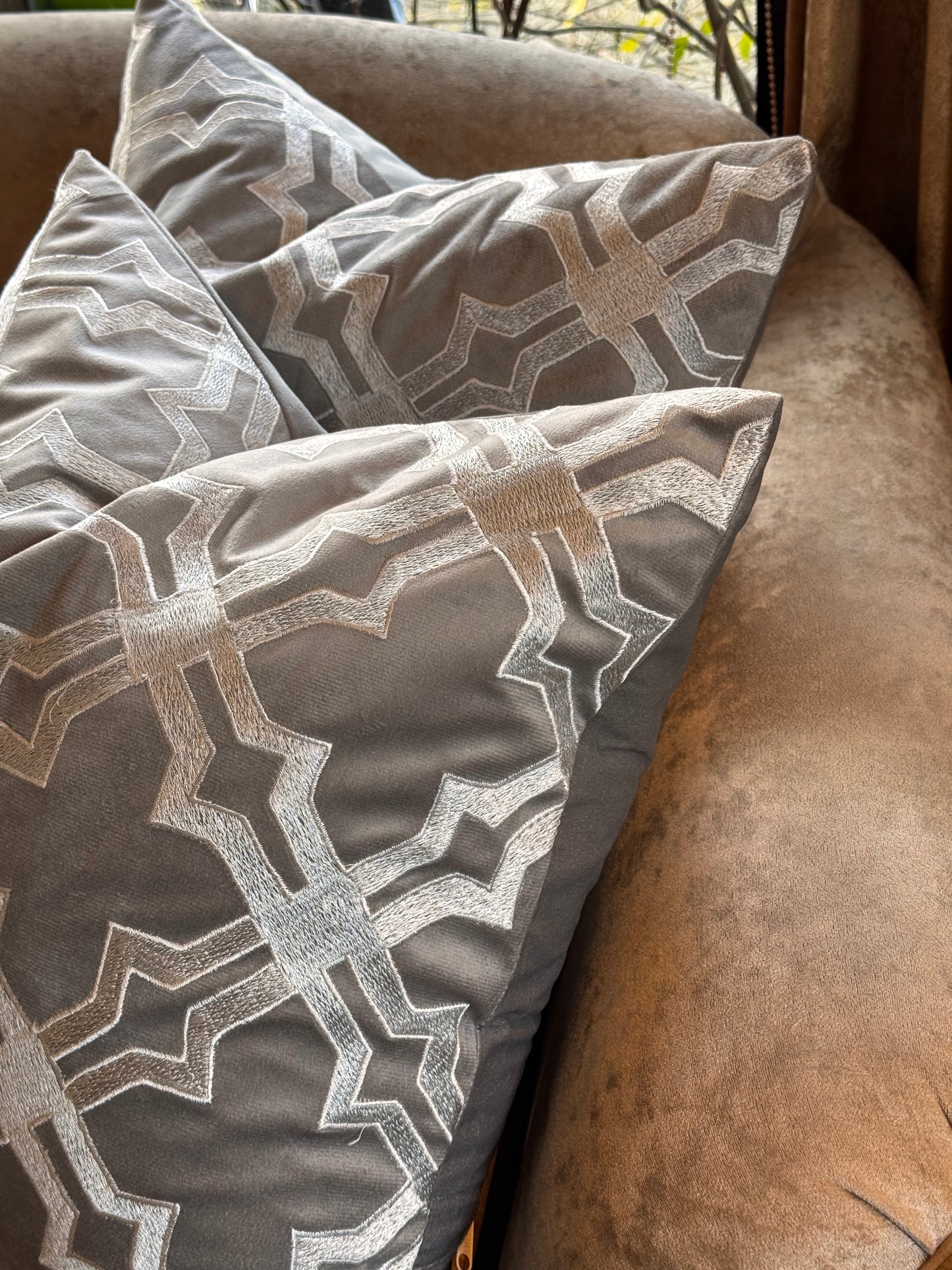 The Grey Star Cushion Cover