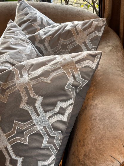 The Grey Star Cushion Cover