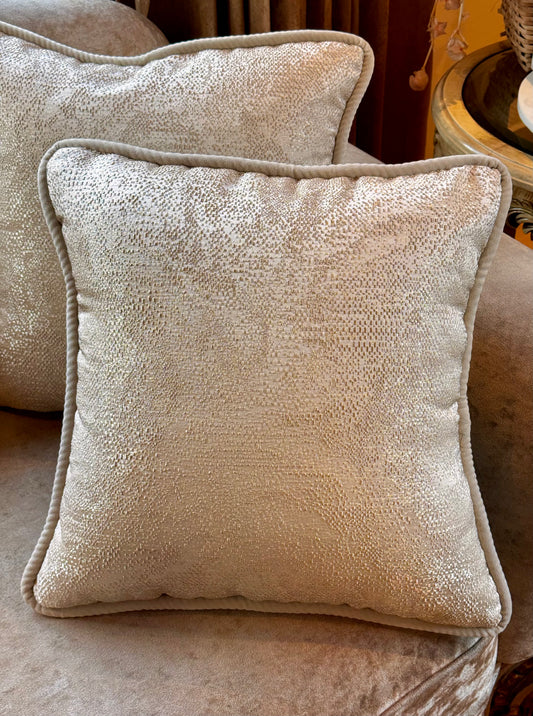 The Gold Metallic Cushion Cover
