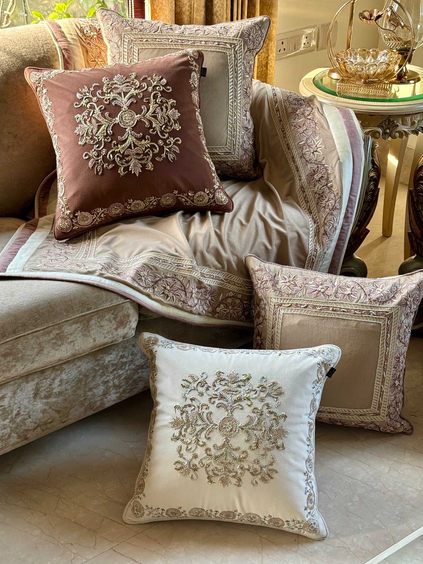The Rust Heirloom Cushion Cover