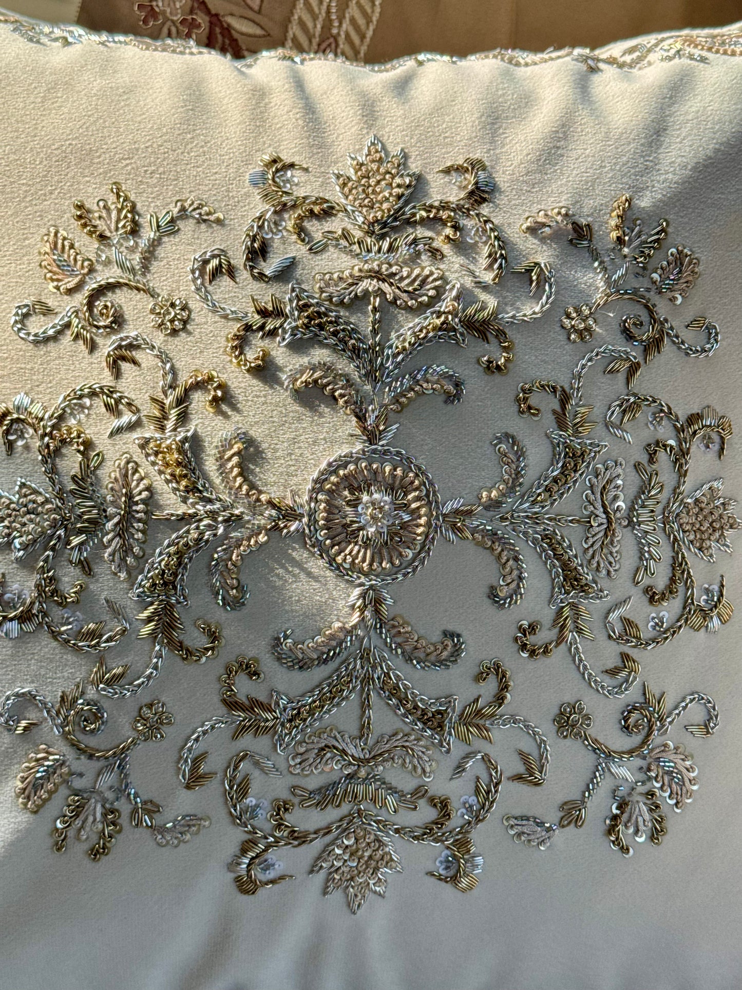 The Ivory Heirloom Cushion Cover
