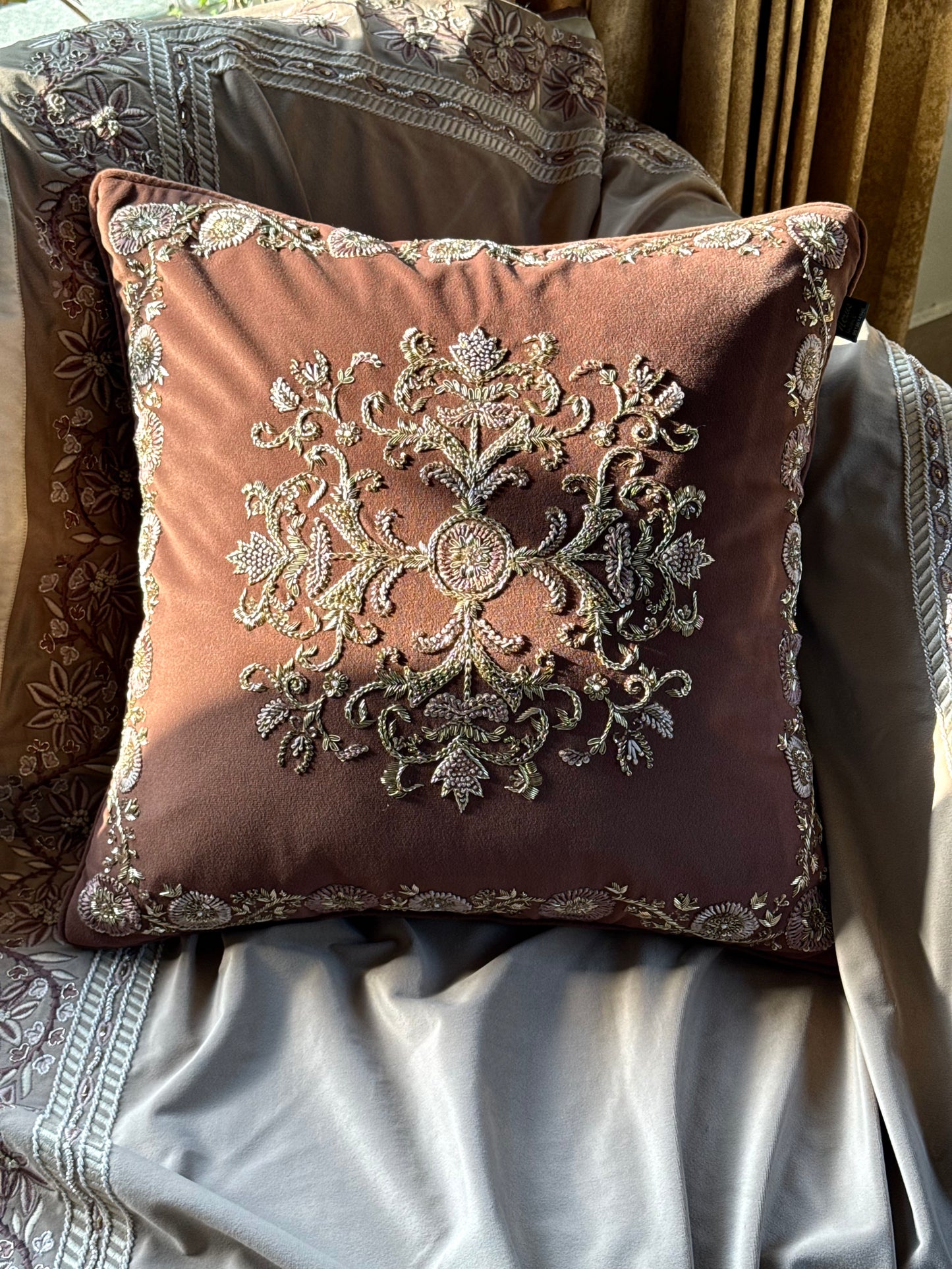 The Rust Heirloom Cushion Cover