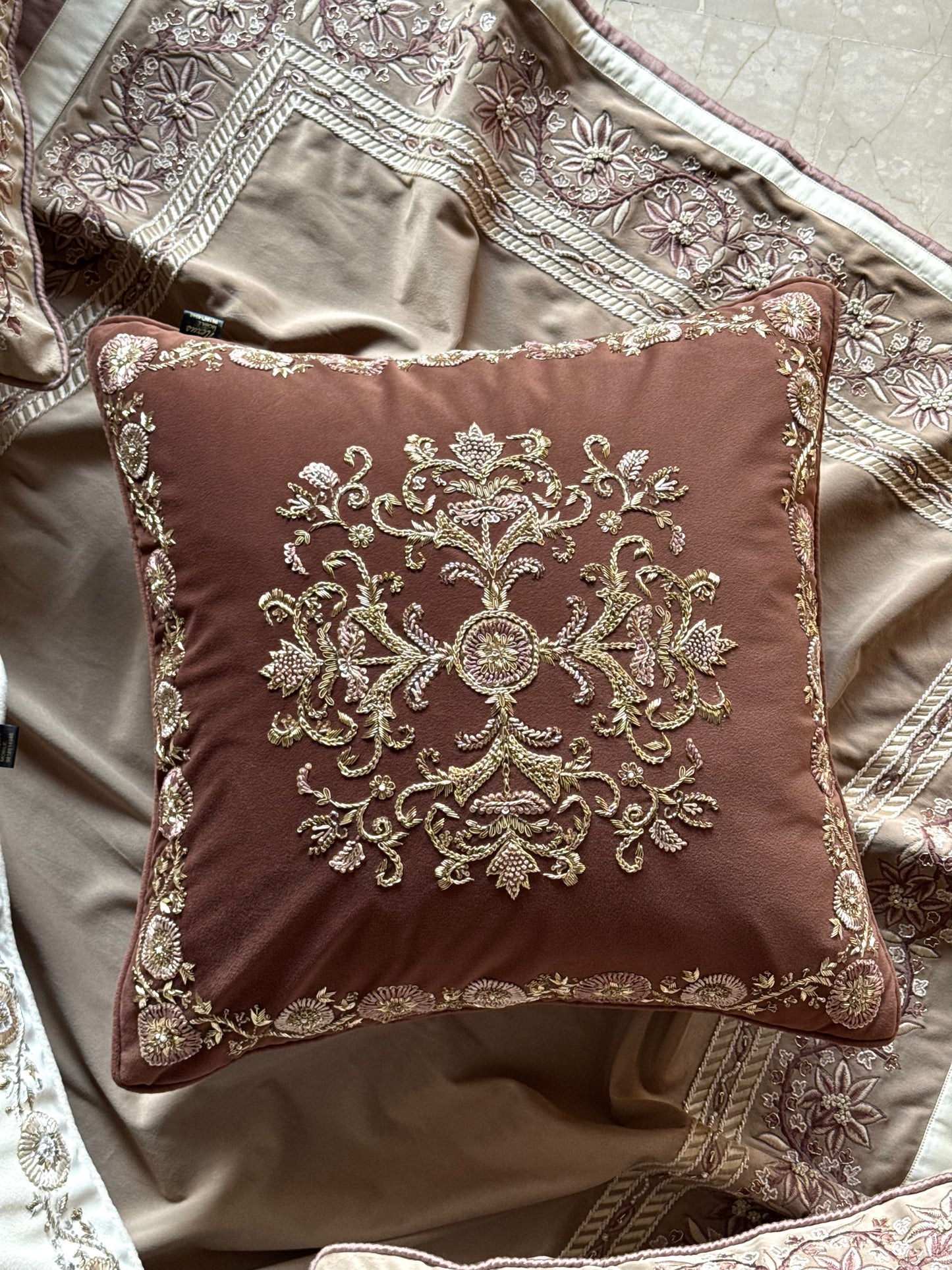 The Rust Heirloom Cushion Cover