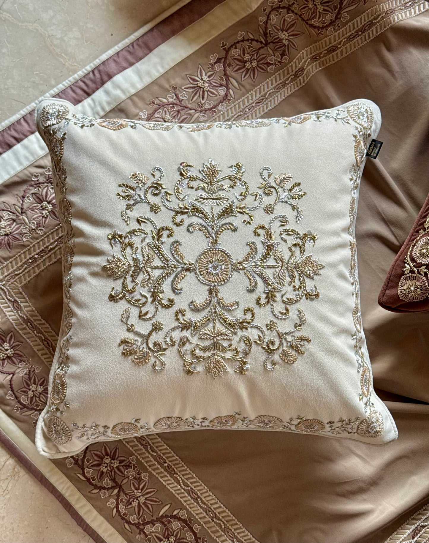 The Ivory Heirloom Cushion Cover