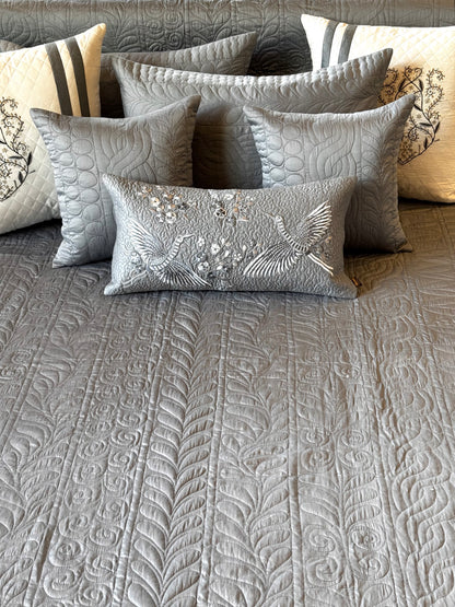 The Grey Blue Bedding Set