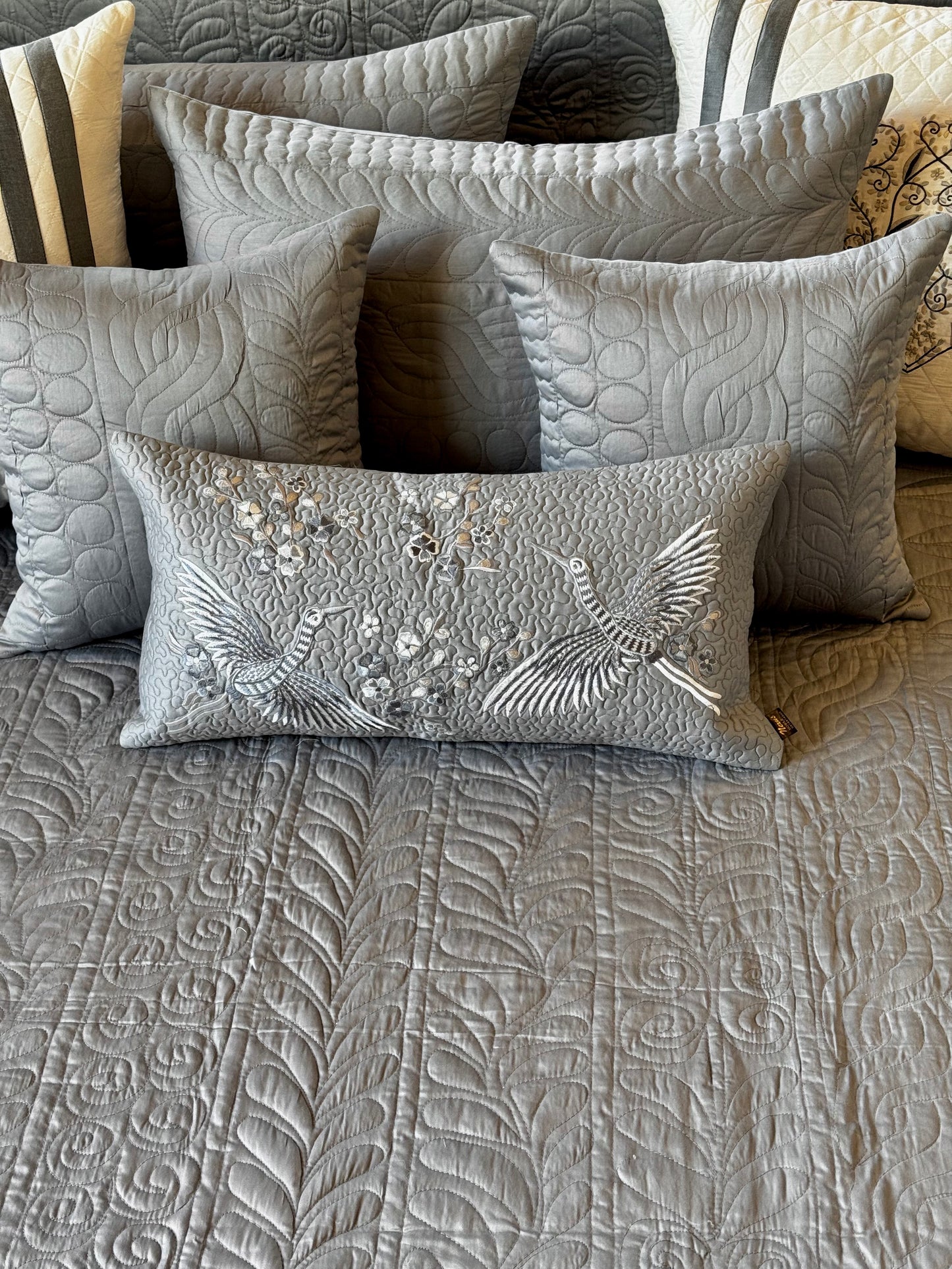 The Grey Blue Bedding Set