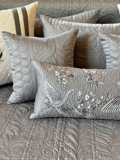 The Grey Blue Bedding Set