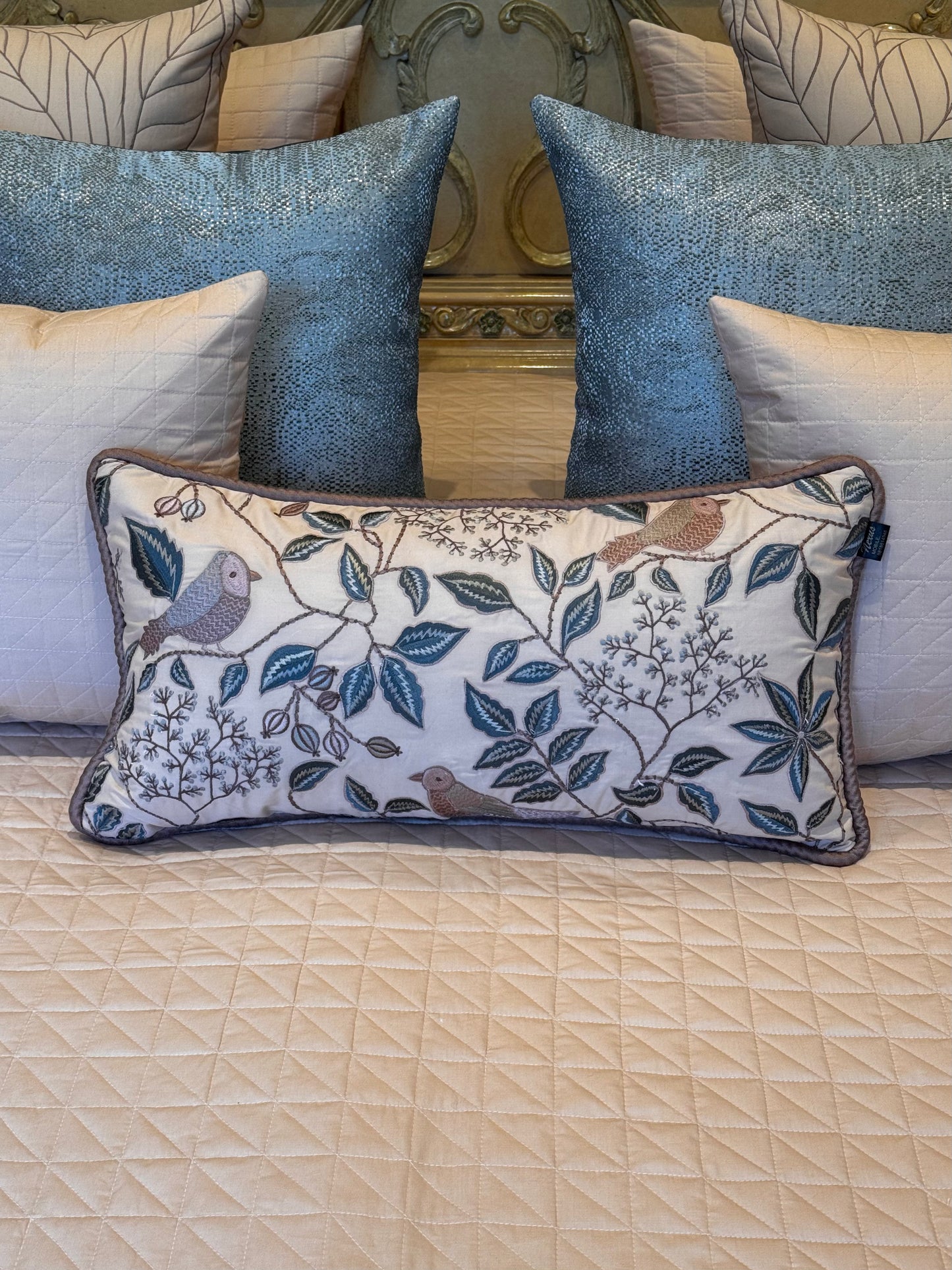 The Peach Verona Bedding Set