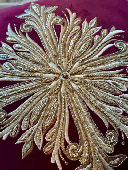 The Ruby Jewel Cushion Cover