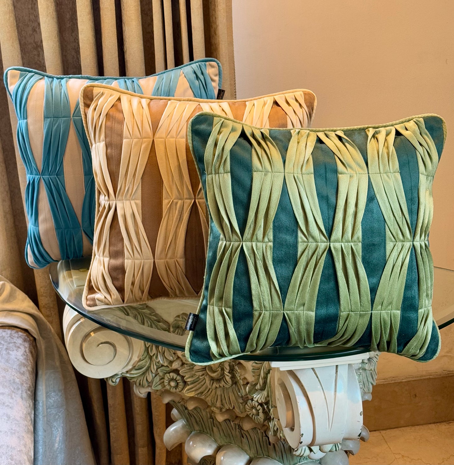 THE QUIRKY BEIGE CUSHION