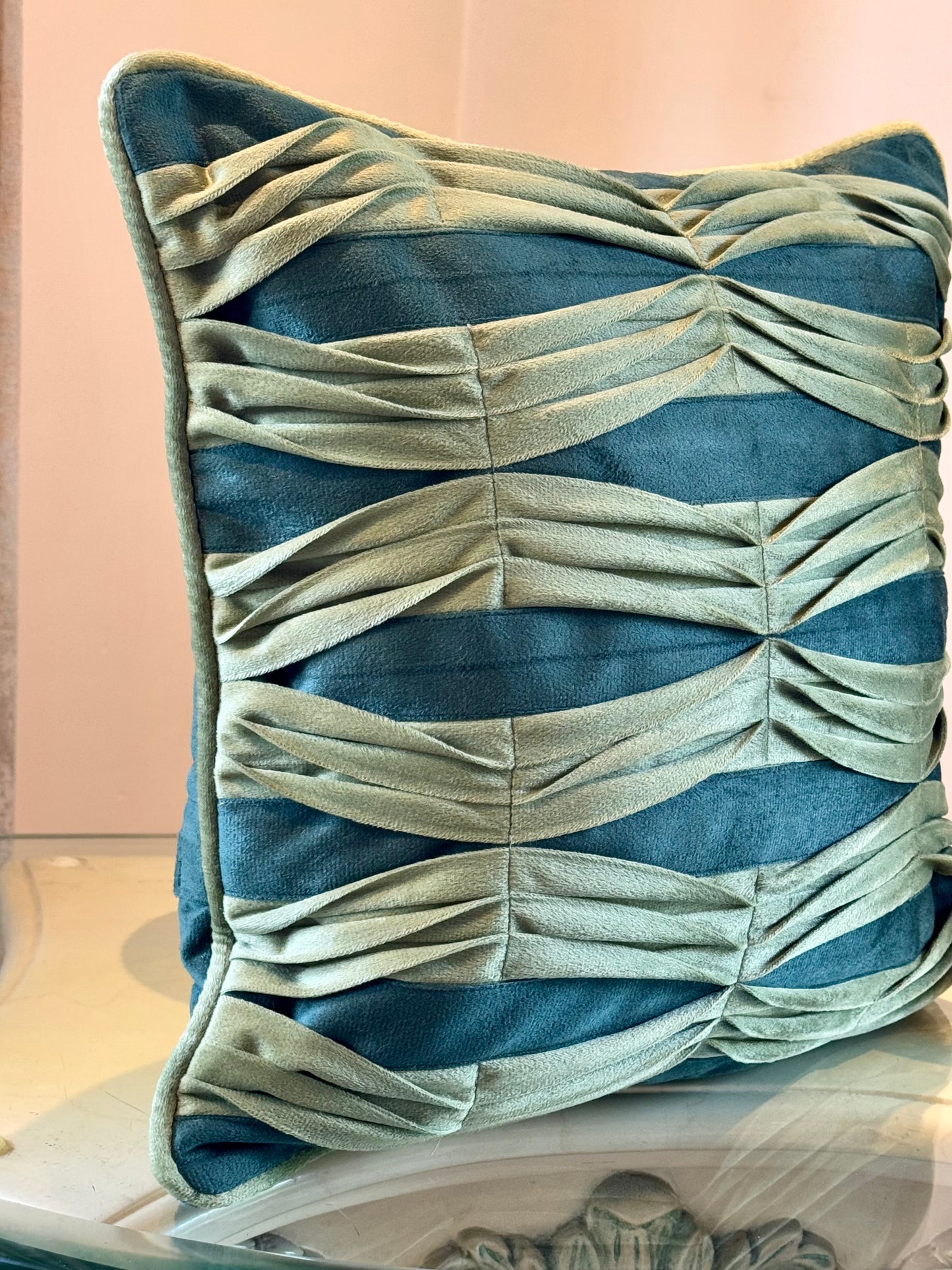 THE QUIRKY GREEN CUSHION