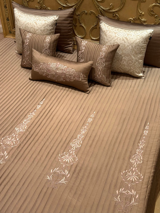 The Imperial Taupe Bedding Set