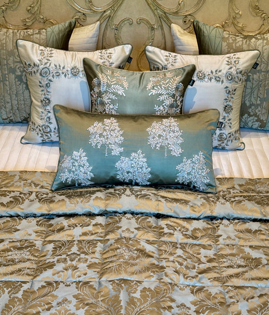 The Sage Merlot Quilt Set