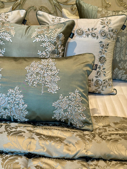 The Sage Merlot Quilt Set