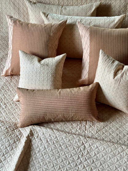 The Peach Linear Bedding Set