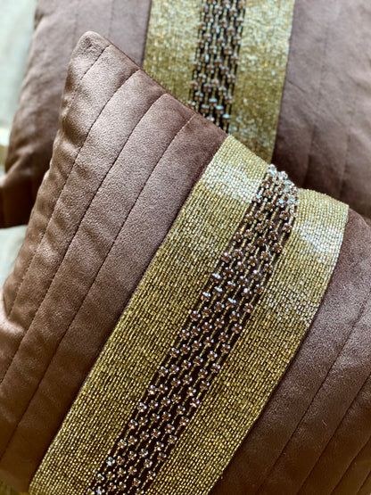 THE BROWN BELT STYLE CUSHION