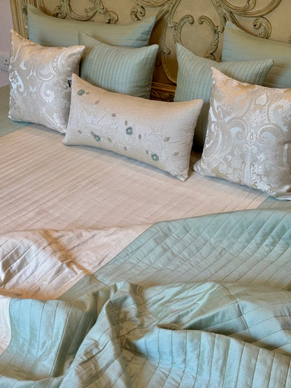 The Pista Green Garden Bedding Set