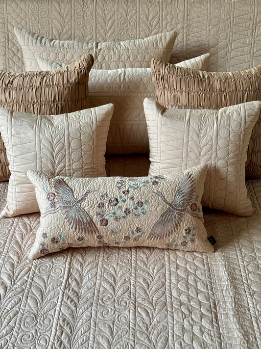 The Peach Wings Bedding Set