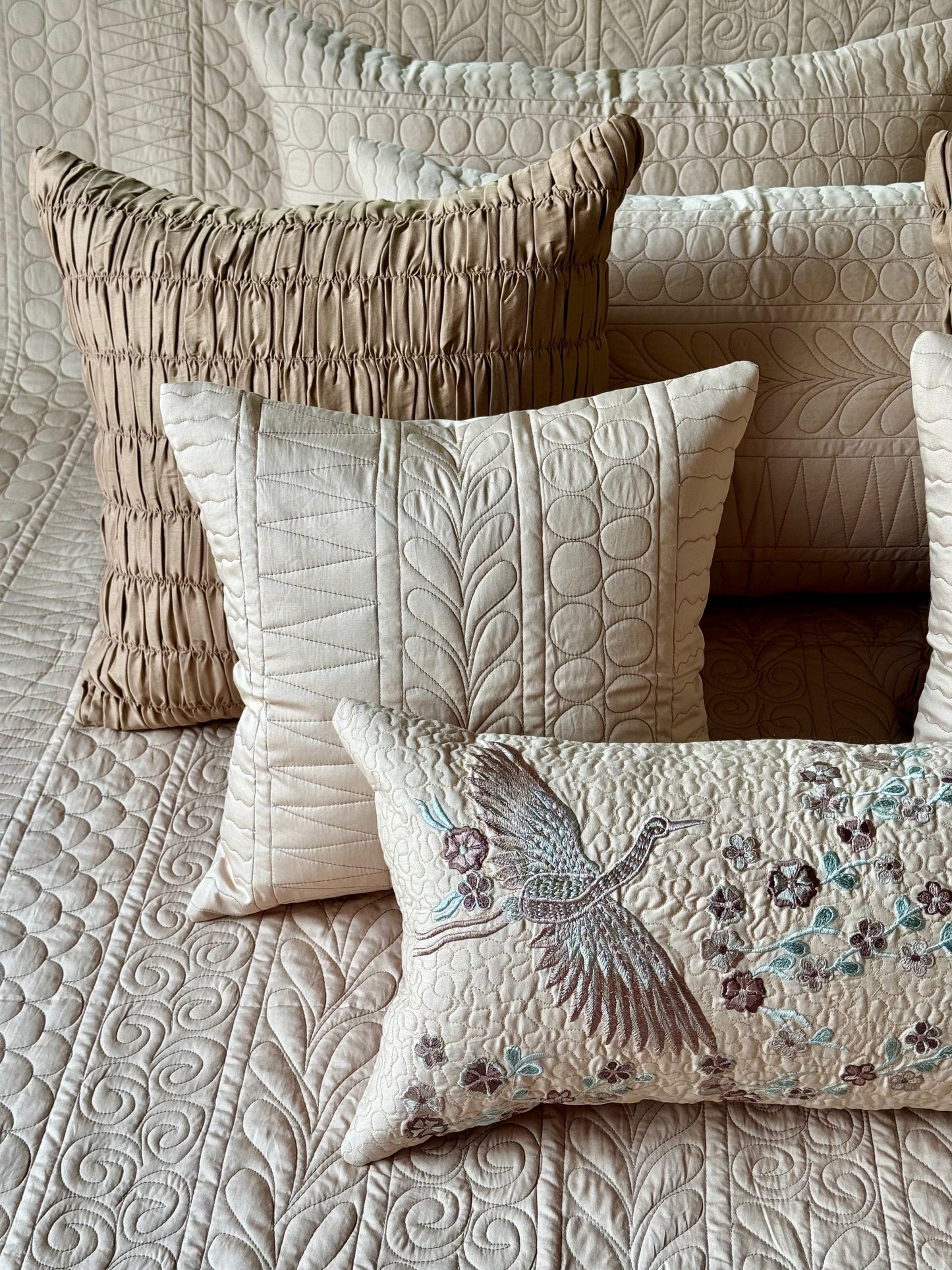 The Peach Wings Bedding Set