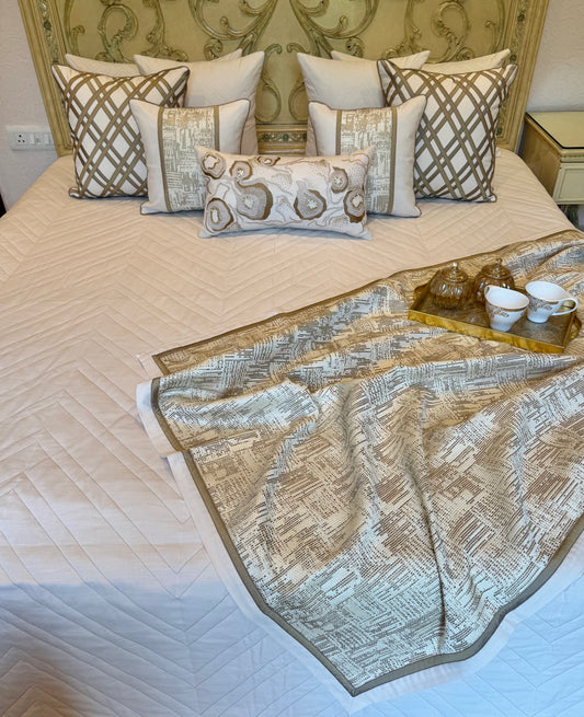 The Linen Mosaic Bedding Set