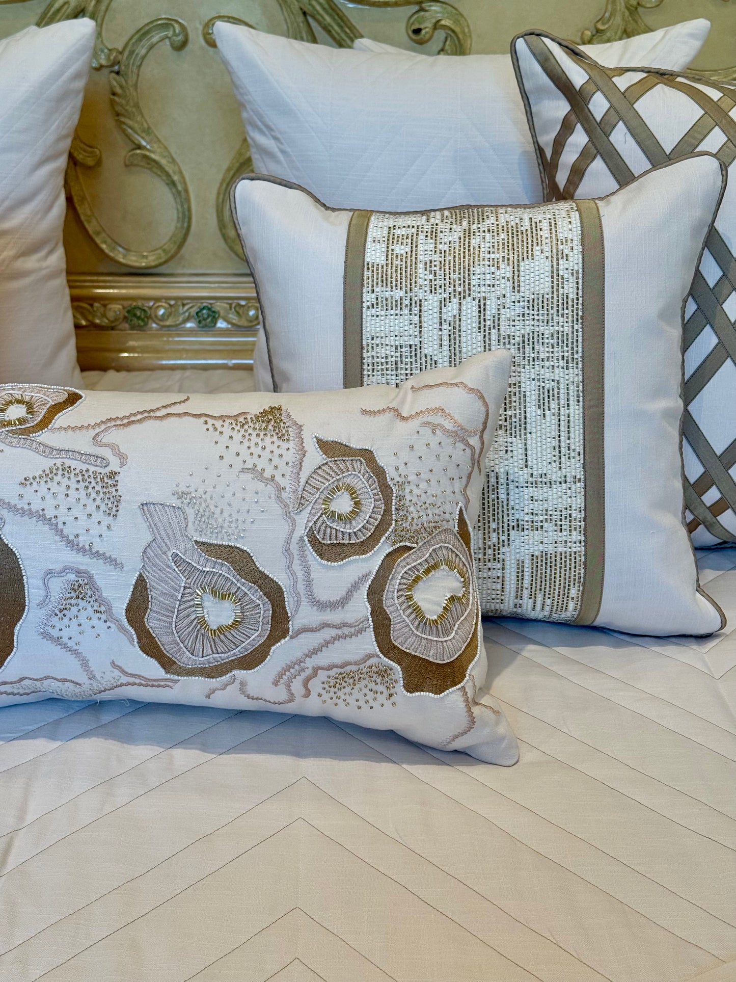 The Linen Mosaic Bedding Set