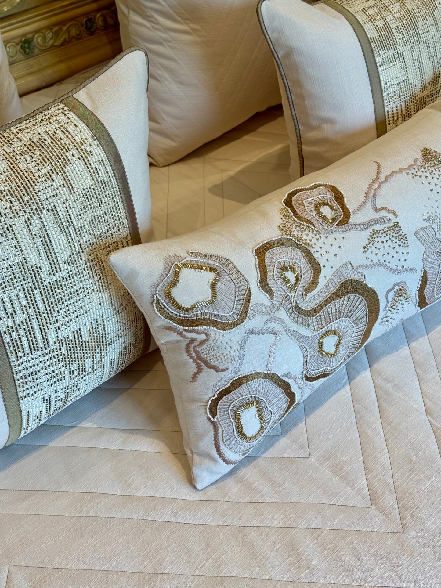 The Linen Mosaic Bedding Set