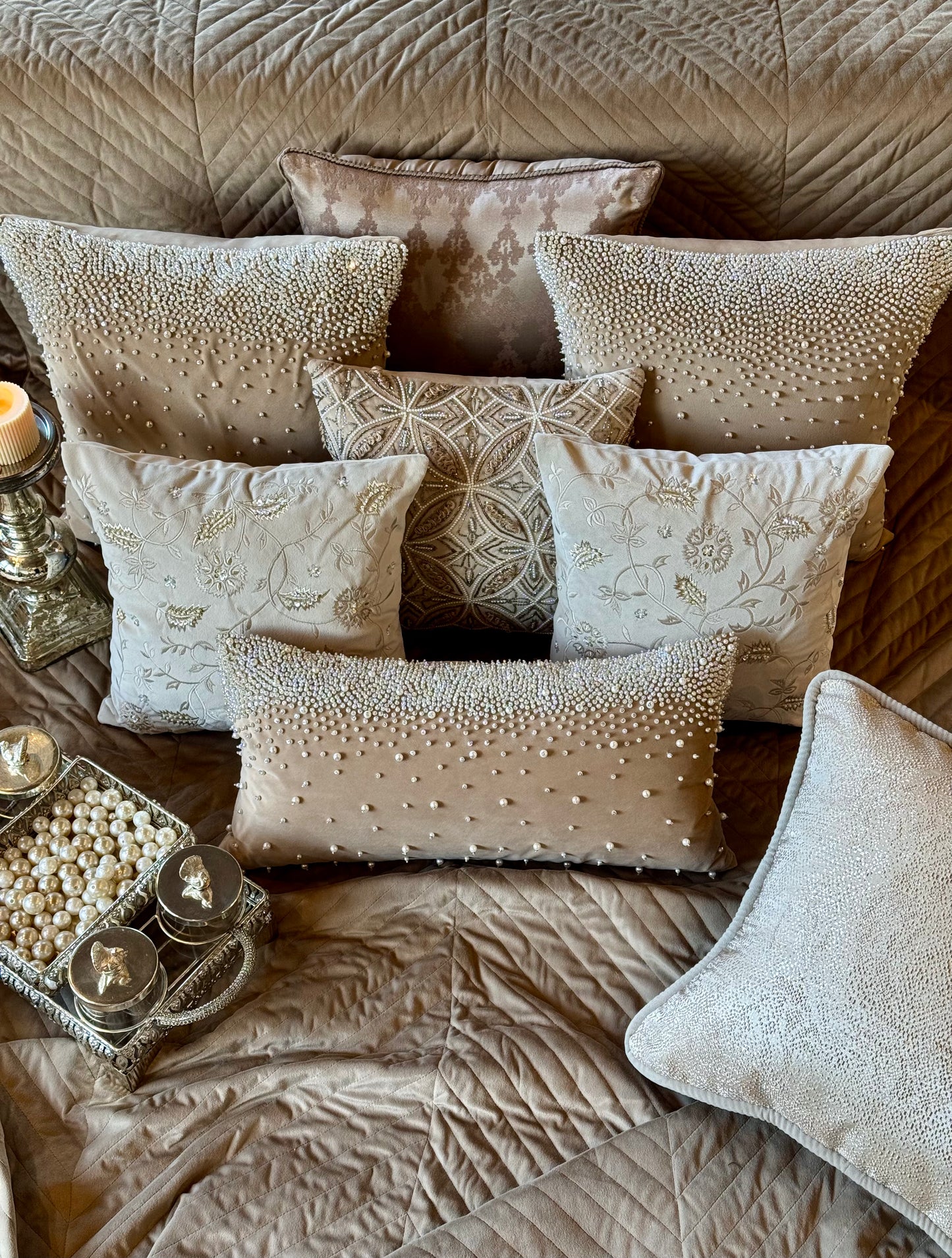The Opaline Pearl Bedding Set