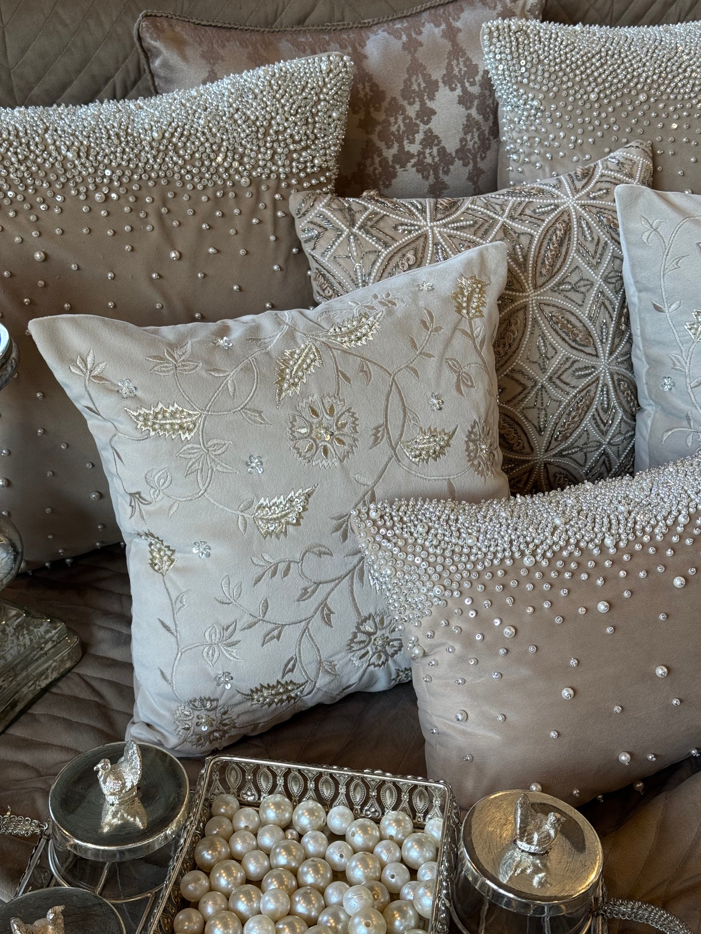 The Opaline Pearl Bedding Set