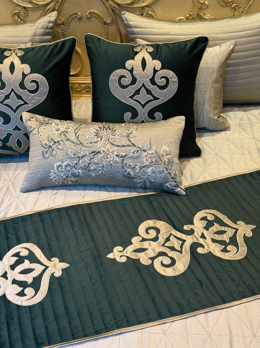 The Regal Emerald Bedding Set