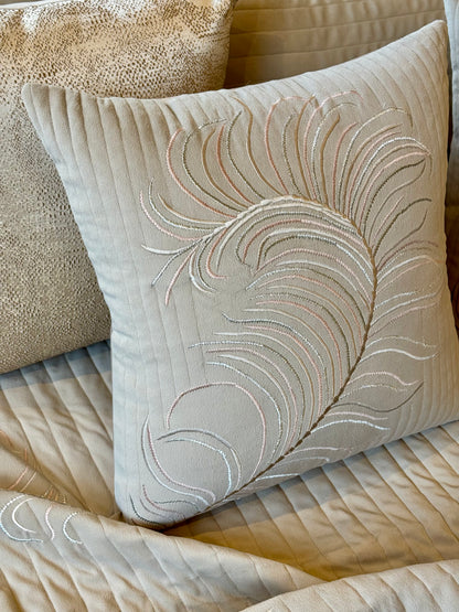Suede Pearl Quill Bedding Set