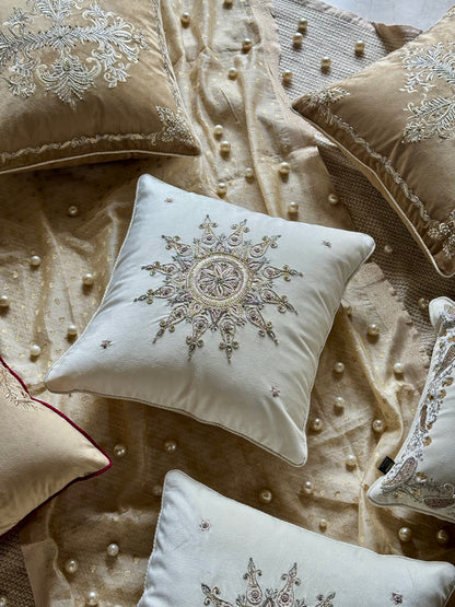 The Ivory Étoile Cushion Cover