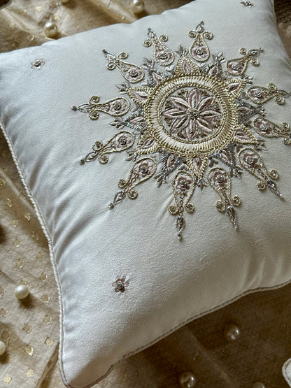 The Ivory Étoile Cushion Cover