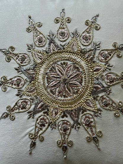 The Ivory Étoile Cushion Cover