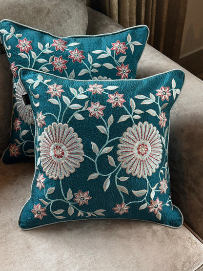 The Imperial Bloom Cushion Cover