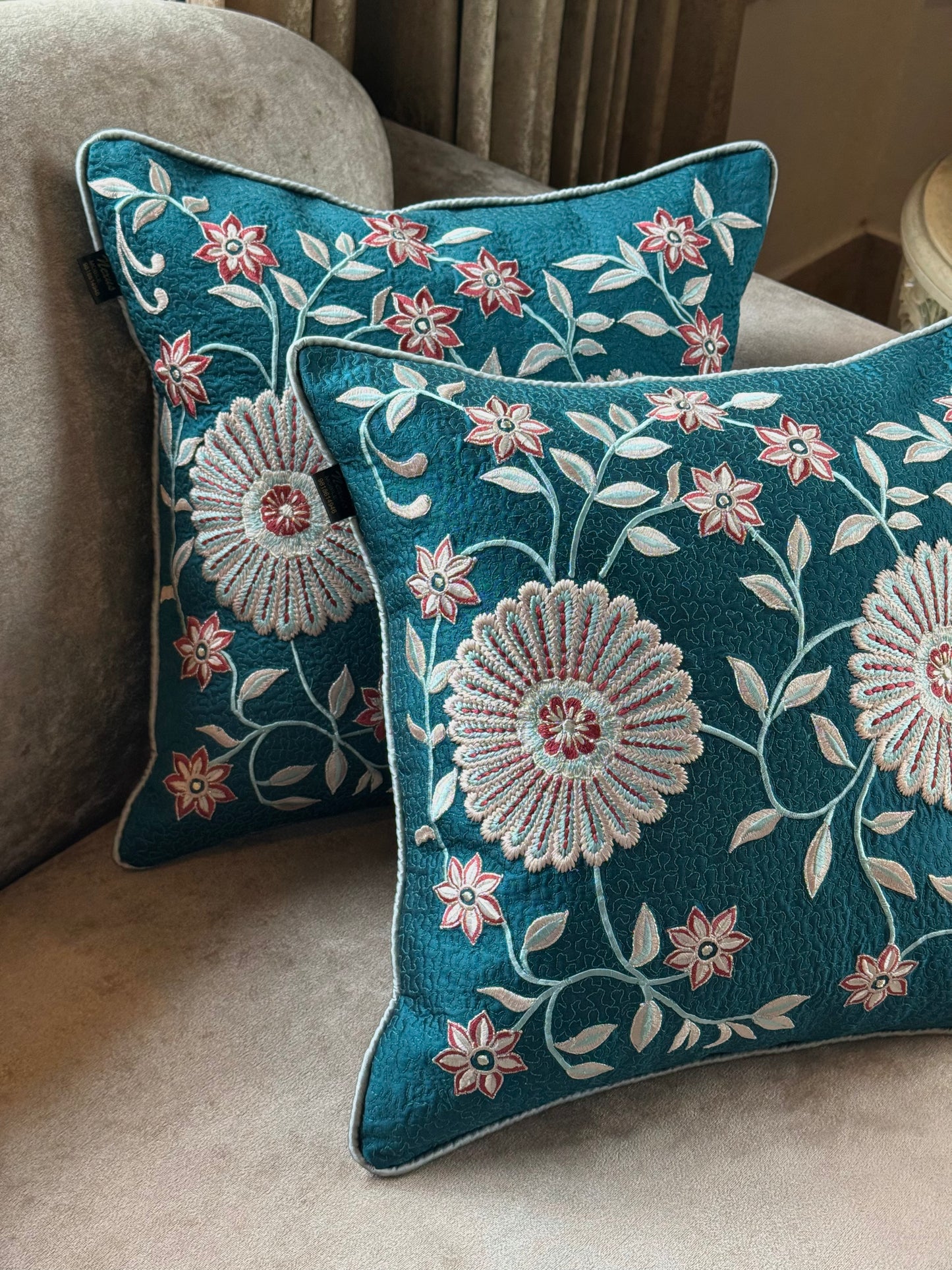 The Imperial Bloom Cushion Cover