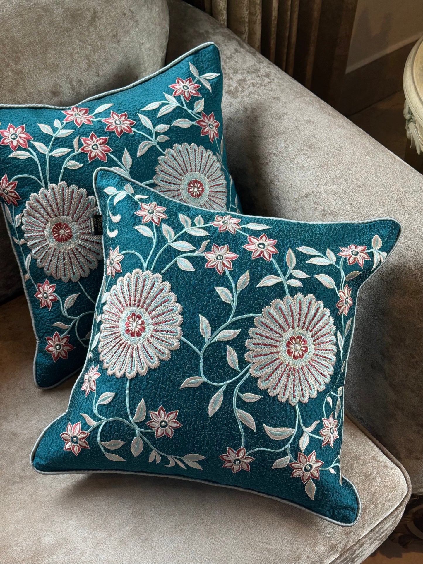 The Imperial Bloom Cushion Cover