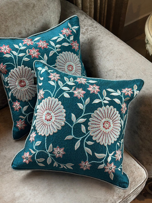 The Imperial Bloom Cushion Cover
