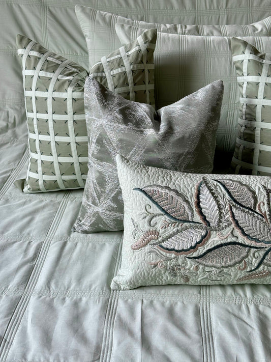 The Cotton Muted Mint Bedding Set