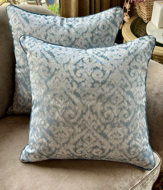 The Blue Damask Cushion Cover